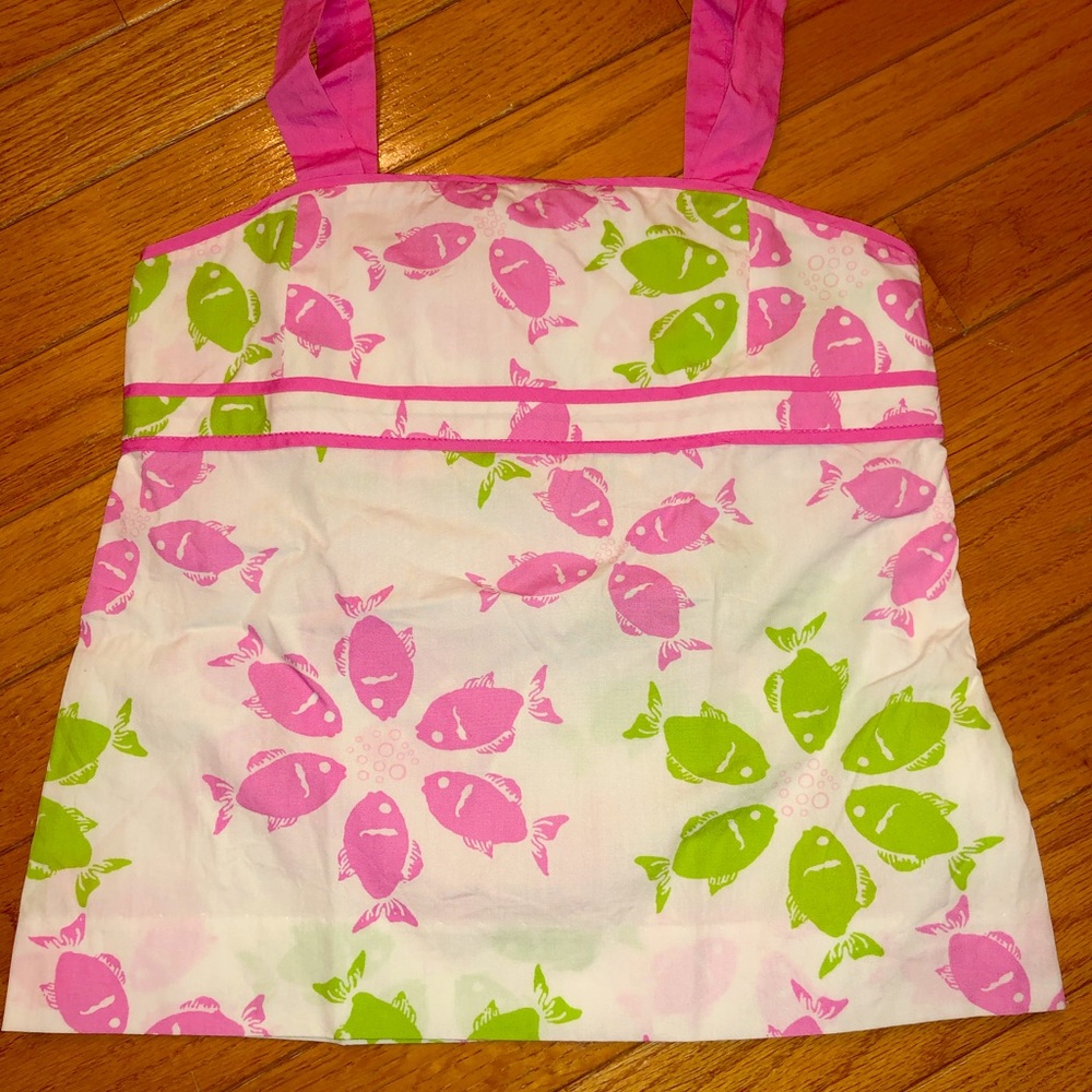Girl Lilly Pulitzer Tank Top FISH 8